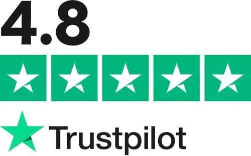 Trustpilot 4.8 Stars